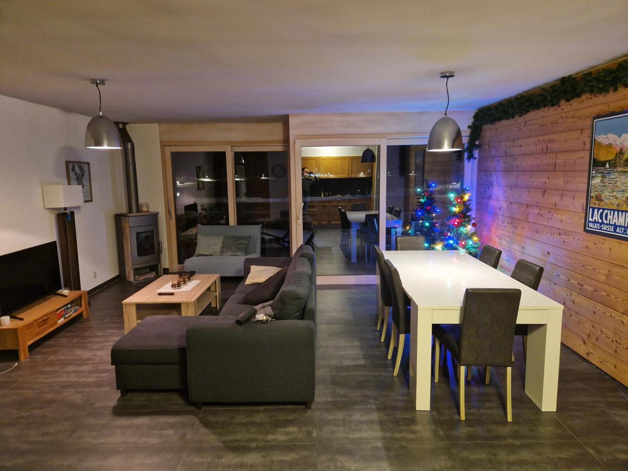 Superbe Appartement Champex-Lac Avec Piscine Et Sauna Exterior foto